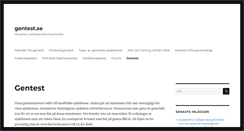 Desktop Screenshot of gentest.se