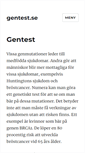 Mobile Screenshot of gentest.se